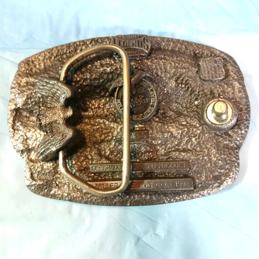 VTG. Miller Genuine Draft Brewing Co. Official Licensed Belt Buckle